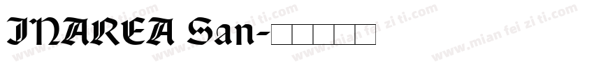 INAREA San字体转换